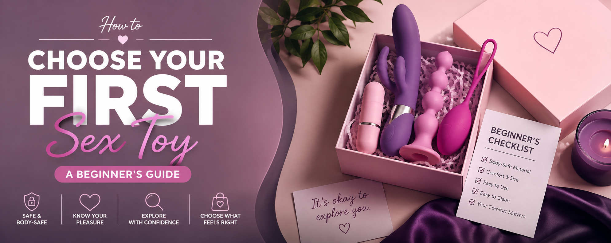 How to Choose Your First Sex Toy: Beginner's Guide | Toys & Trim