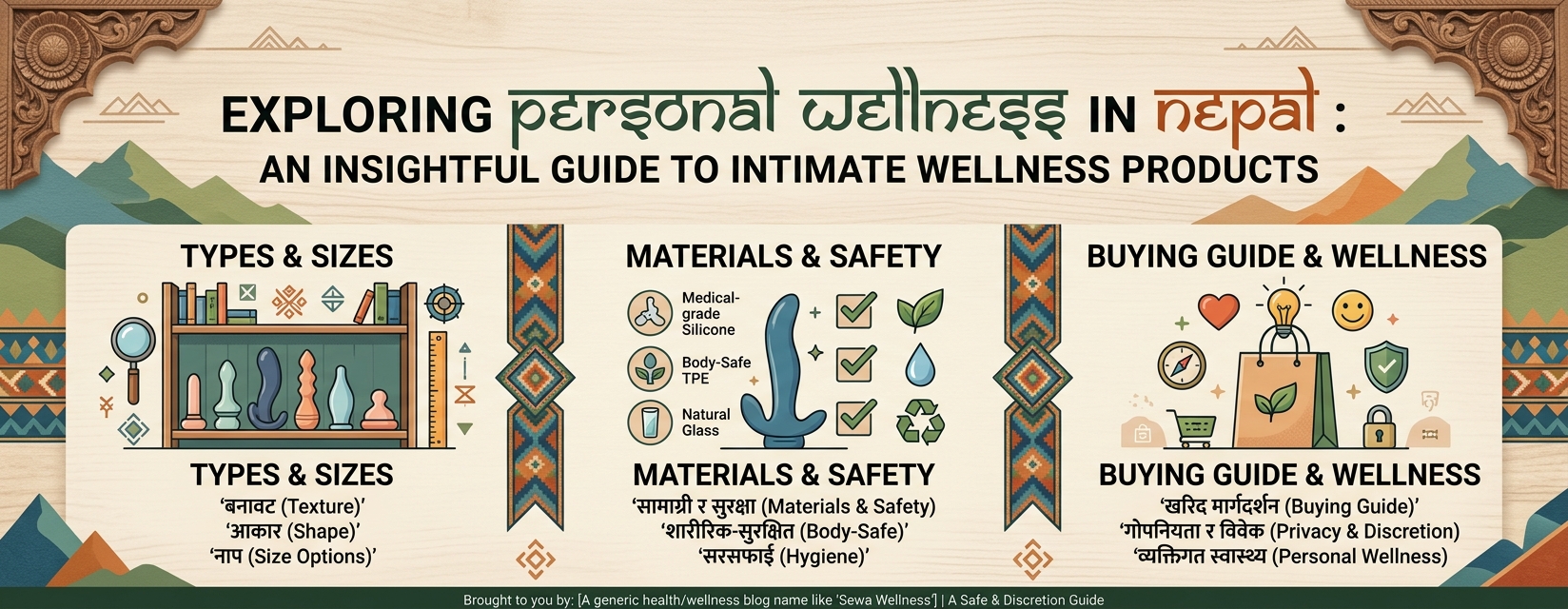 Dildos in Nepal: Types, Sizes, Materials & Buying Guide